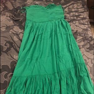 Aerie Strapless Empire Waist Dress